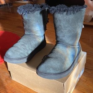 Black UGG boots